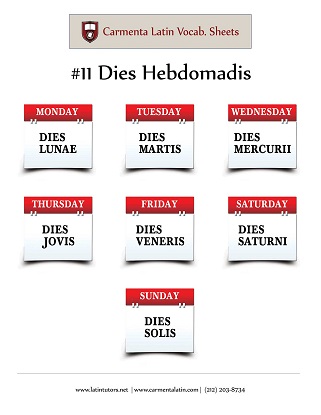 carmenta latin tutors resource image 11-dies-hebdomadis thumbnail